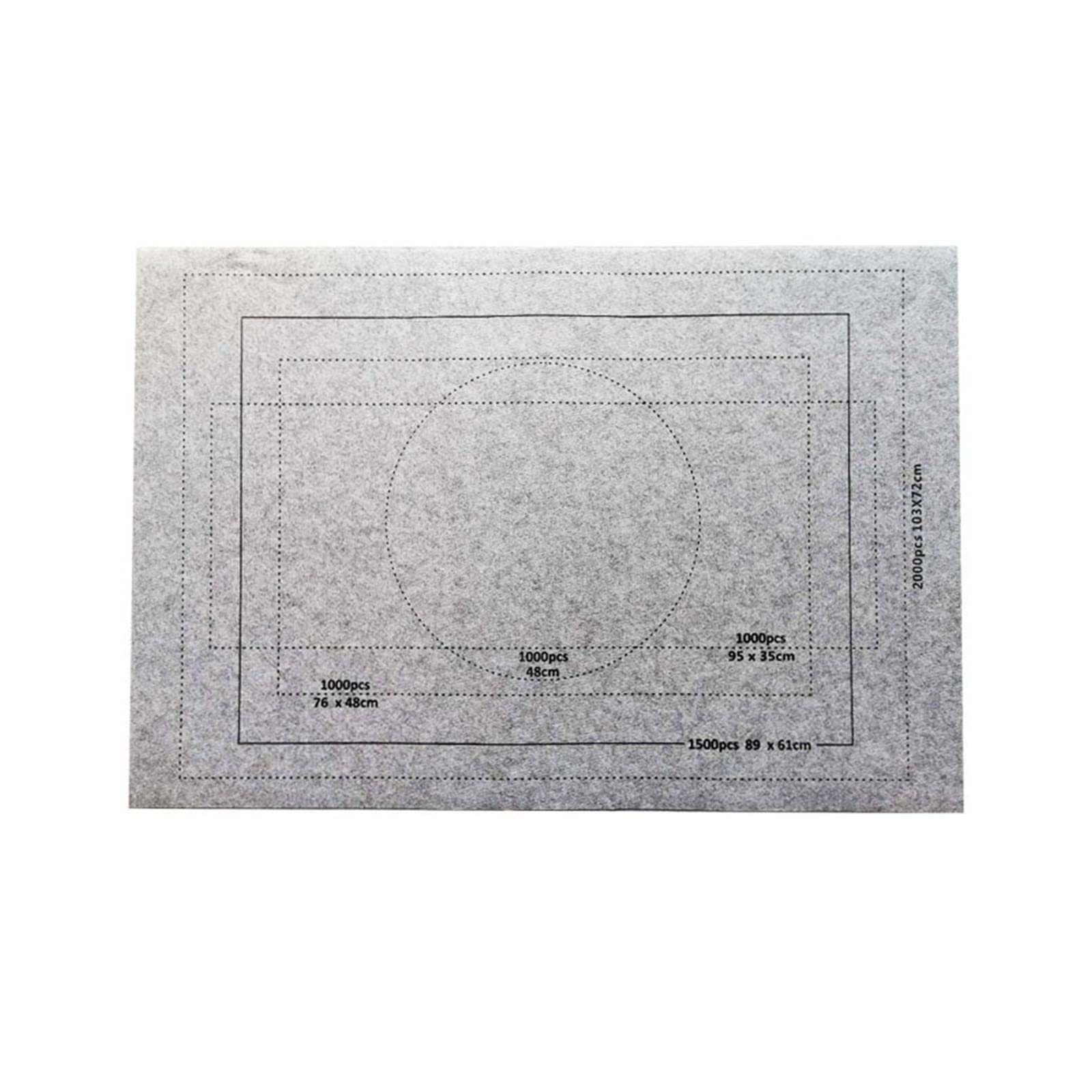 FAXIOAWA Tapis de Puzzle Paillasson en Rouleau de Puzzle en Feutre Paillasson de Jeu Couverture de Puzzle pour jusqu'à 1500/2000/3000 pièces d'accessoires de Puzzles (Couleur : Gris, Taille : 3000)