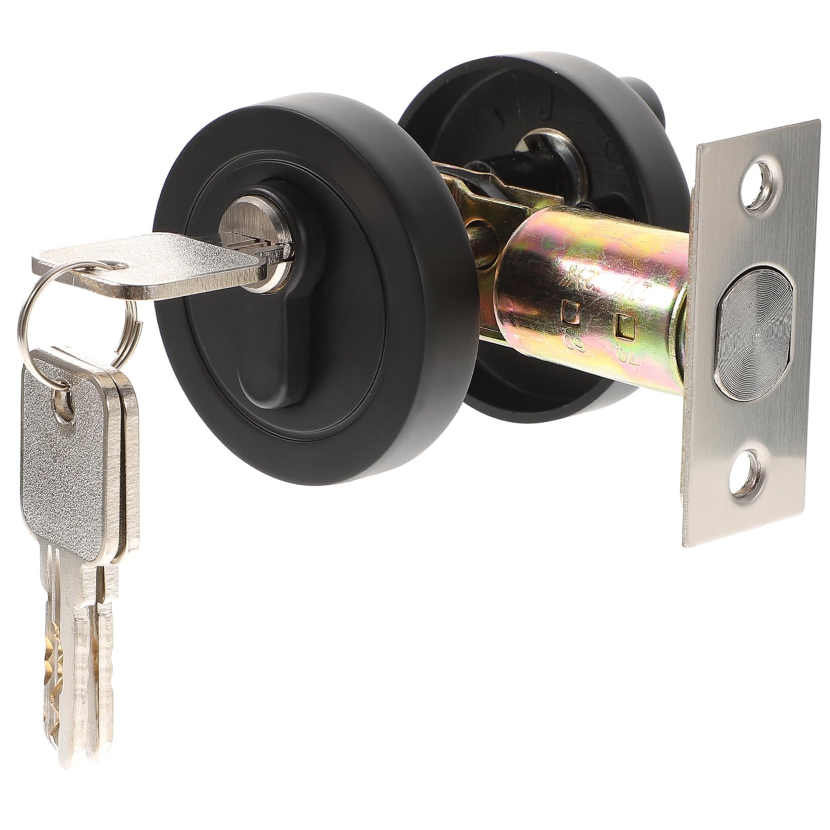 Serrure à cylindre unique en alliage de zinc pour porte de chambre