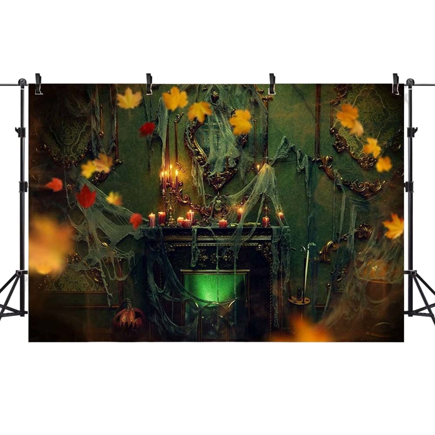 Amazon.co.jp: バック紙 背景紙 ハロウィン かぼちゃ コウモリ ホラー  