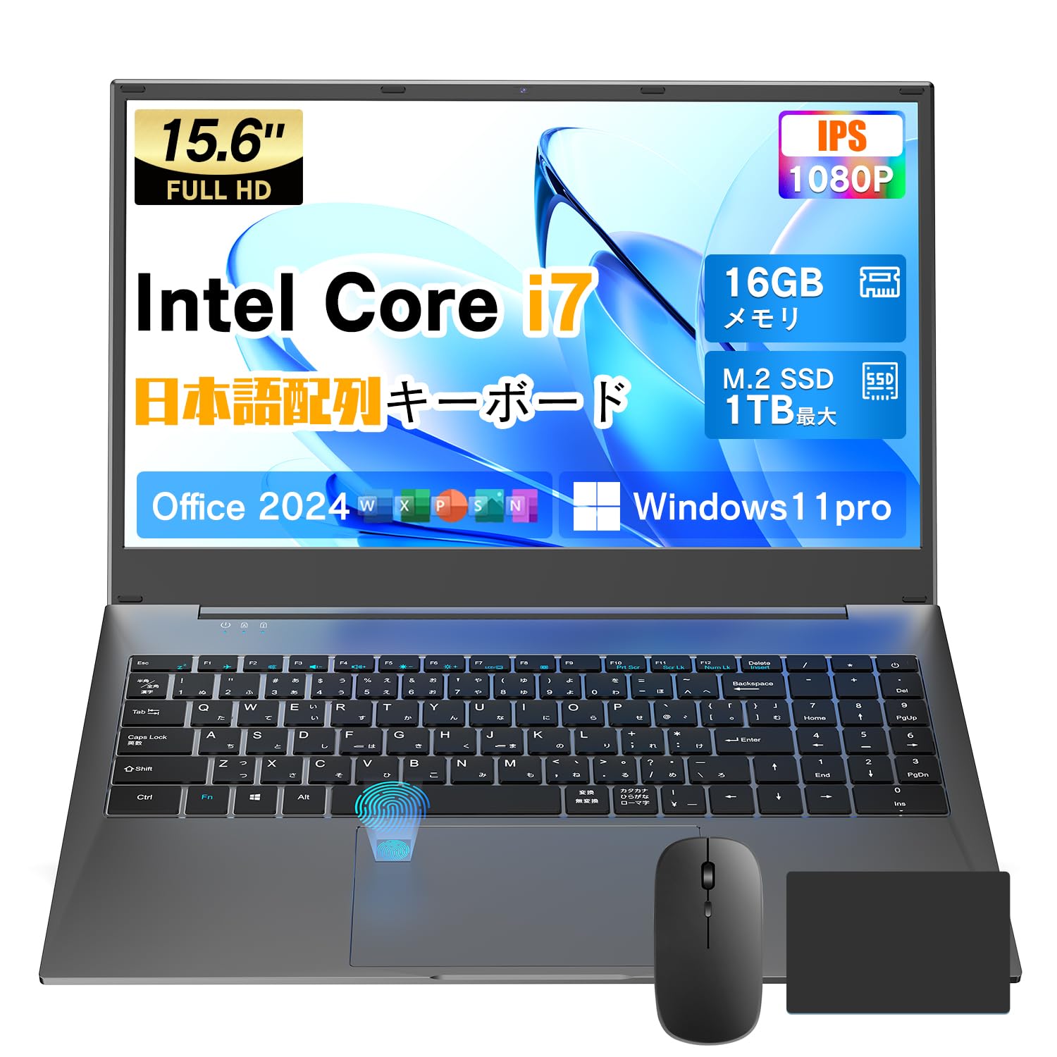 Amazon.co.jp: VETESA 15.6インチ ノートパソコン 16GBメモリ 512GB