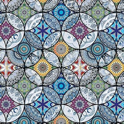 DKTIE Frosted Window Film Non-Adhesive Privacy Window Film Frosted Window Sticker Static Cling Door Film Self Static-Cling Decorative Window Cling for Home Office UV Protection 35.4In.by 78.7In.