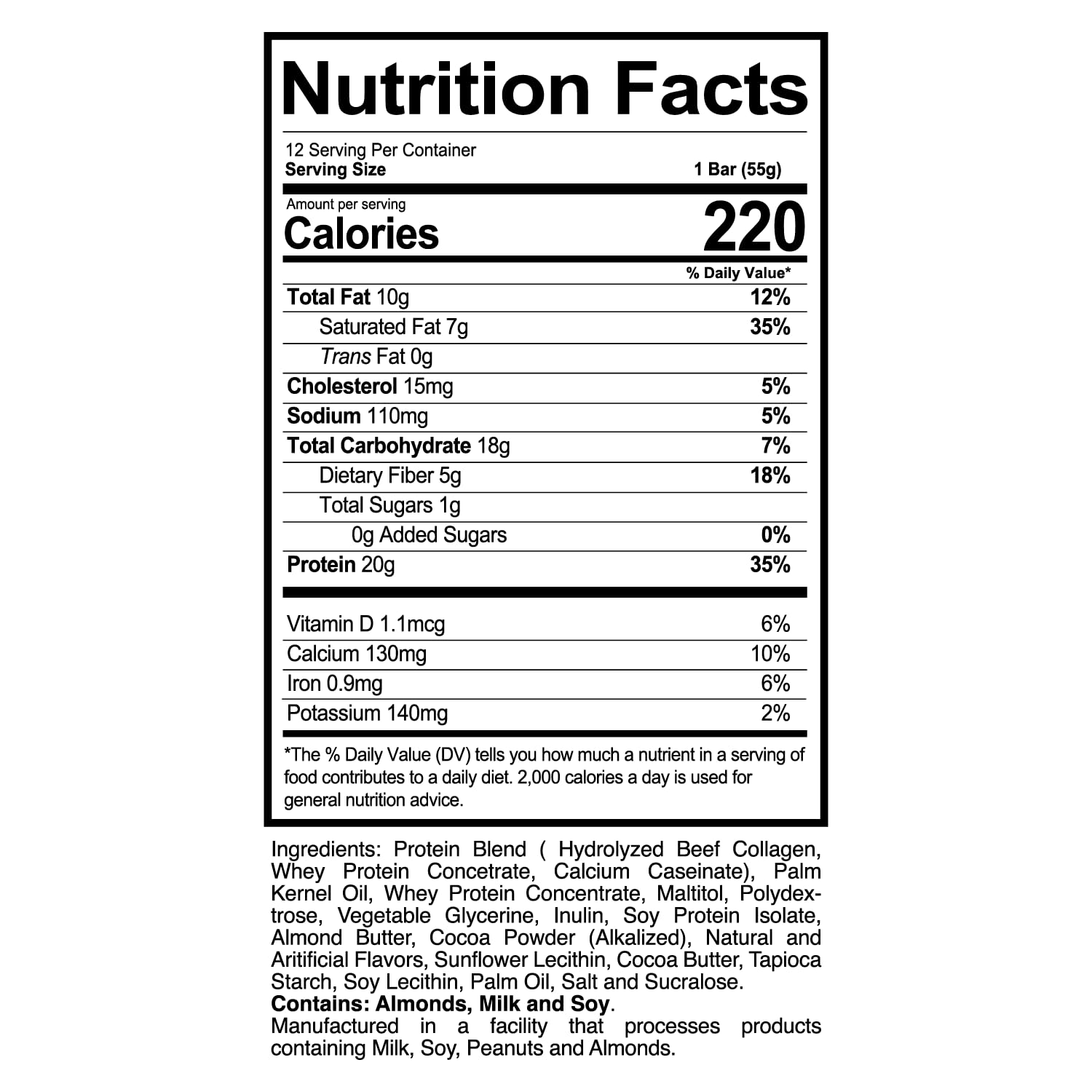 REDCON1 MRE Chocolate Chip Cookie Dough Protein Bars - 12 Count Snack Bars for Breakfast or Post-Workout — Amazon image 2