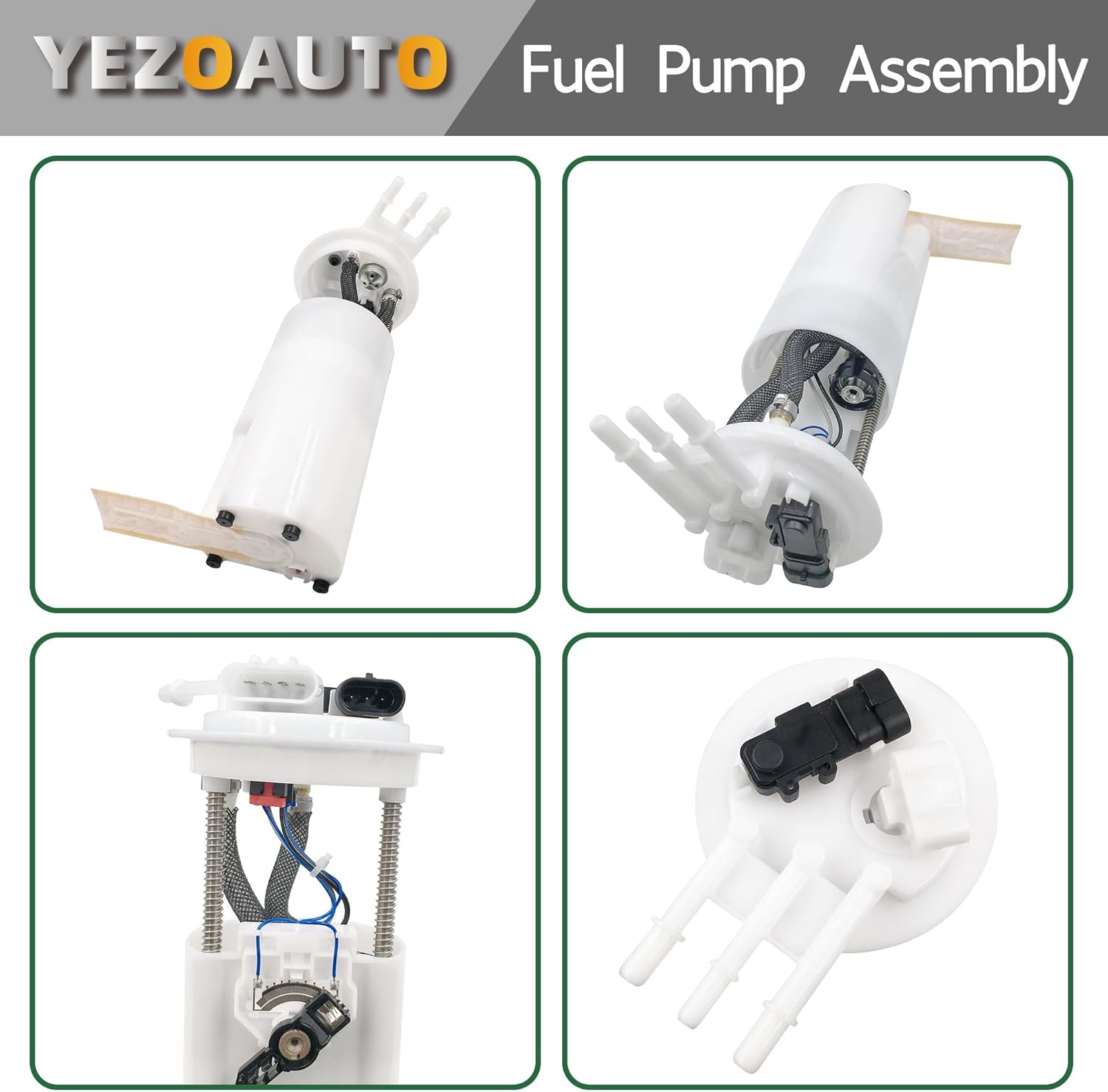 Fuel Pump Module assembly w/Sending Unit Compatible with Chevrolet Camaro V8 5.7L 1999-2002 & Pontiac Firebird V8 5.7L 1999-2002 Replace OE E3368M 1001-11144 EFP868M MU230 F2379A 1AMFP00180
