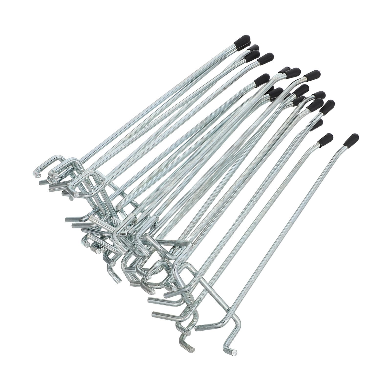 10 Stück Lochwand Haken aus Eisen 15cm Einfache Montage Effiziente Platznutzung für Werkstätten und Balkone Robuste Werkzeughalter für 7 11 Lb Belastung