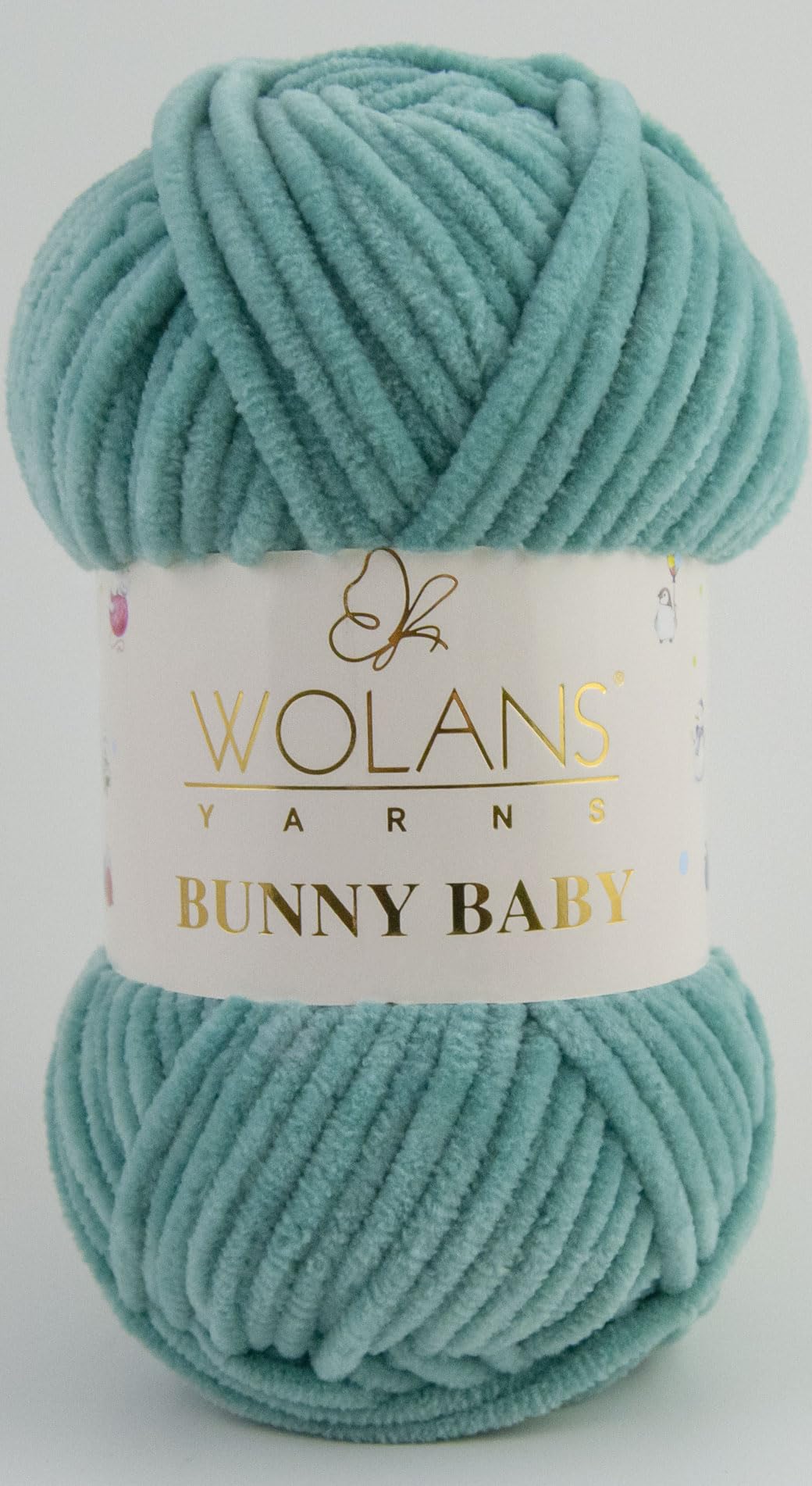 Wolans Bunny Baby Chenile Style Yarn Wool 72 Colours Available 100g Balls (Aqua Col 56)