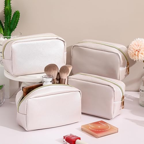 Miniatura 3 de Sweetude 10 bolsas de maquillaje de piel sintética a granel para cosméticos, regalo de dama de honor, día de boda, despedida de soltera, fiesta,