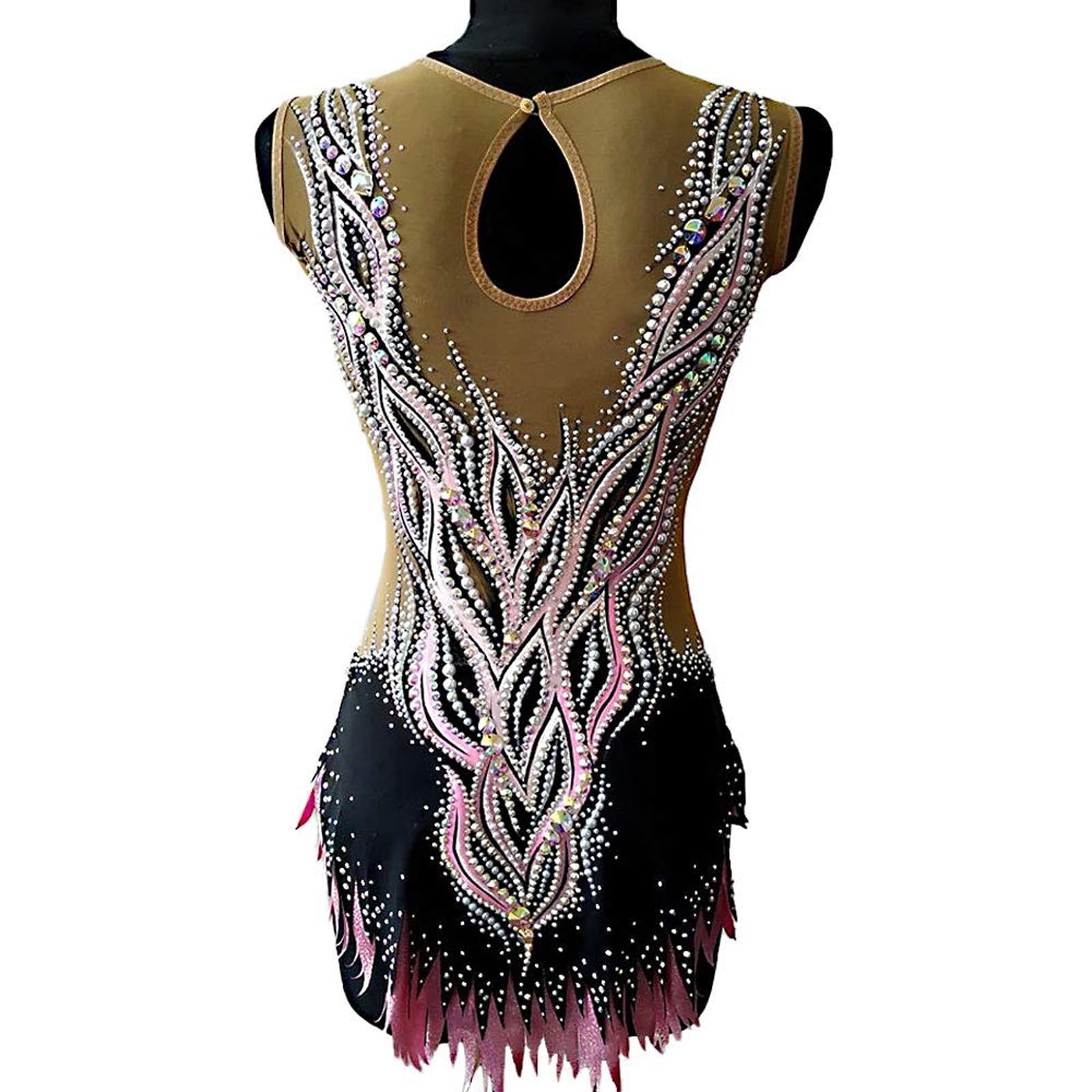 Body For Ginnastica Ritmica For Ragazza, Donna, Bambino, Senza Maniche, Abbigliamento Sportivo Traspirante Fatto A Mano