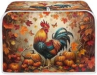 Vista 39 de Marbling Butterfly Print 2 Slice Toaster Dust Cover, Kitchen Small Appliance, Anti Dust and Fingerprint Bread Machine Cover