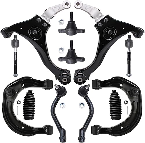 Miniatura 95 de Detroit Axle - Kit de suspensión delantera FWD de 12 piezas para Toyota Matrix Pontiac Vibe 2003 2004 2005 2006 2007 2008, 2 brazos de control