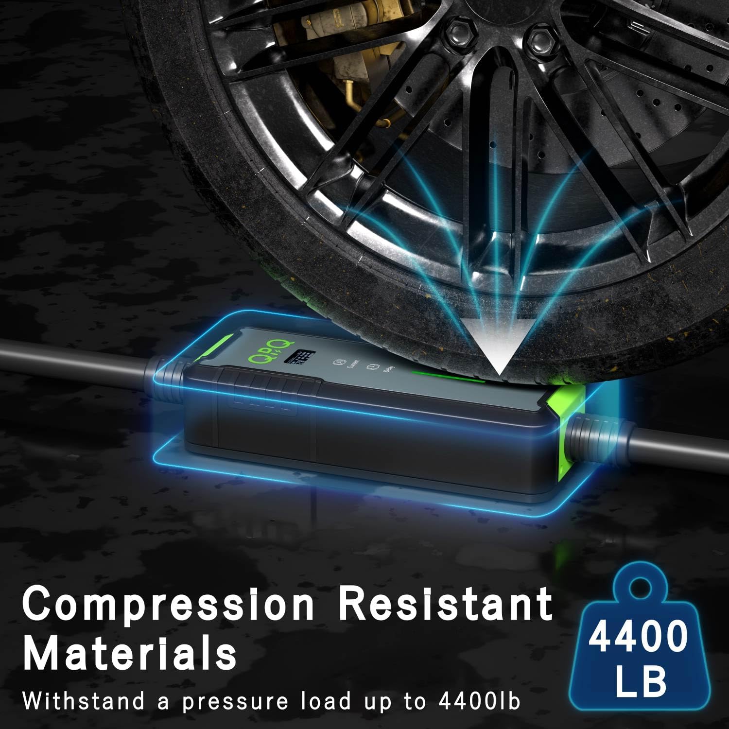 QPQ Level 2 EV Charger 40A 240V, Portable Electric Vehicle Charging Stations with Adjustable Current/Timing Delay, J1772 EV Car Charger Level 2 Charger with 21 FT Cable, NEMA 14-50 Plug - Image 6