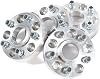 Terrafirma Wheel Spacers, Silver Alloy Set Of 4 For LR3, LR4, Defender 90 & 110 L663, Range Rover Sport And Range Rover Full Size L322