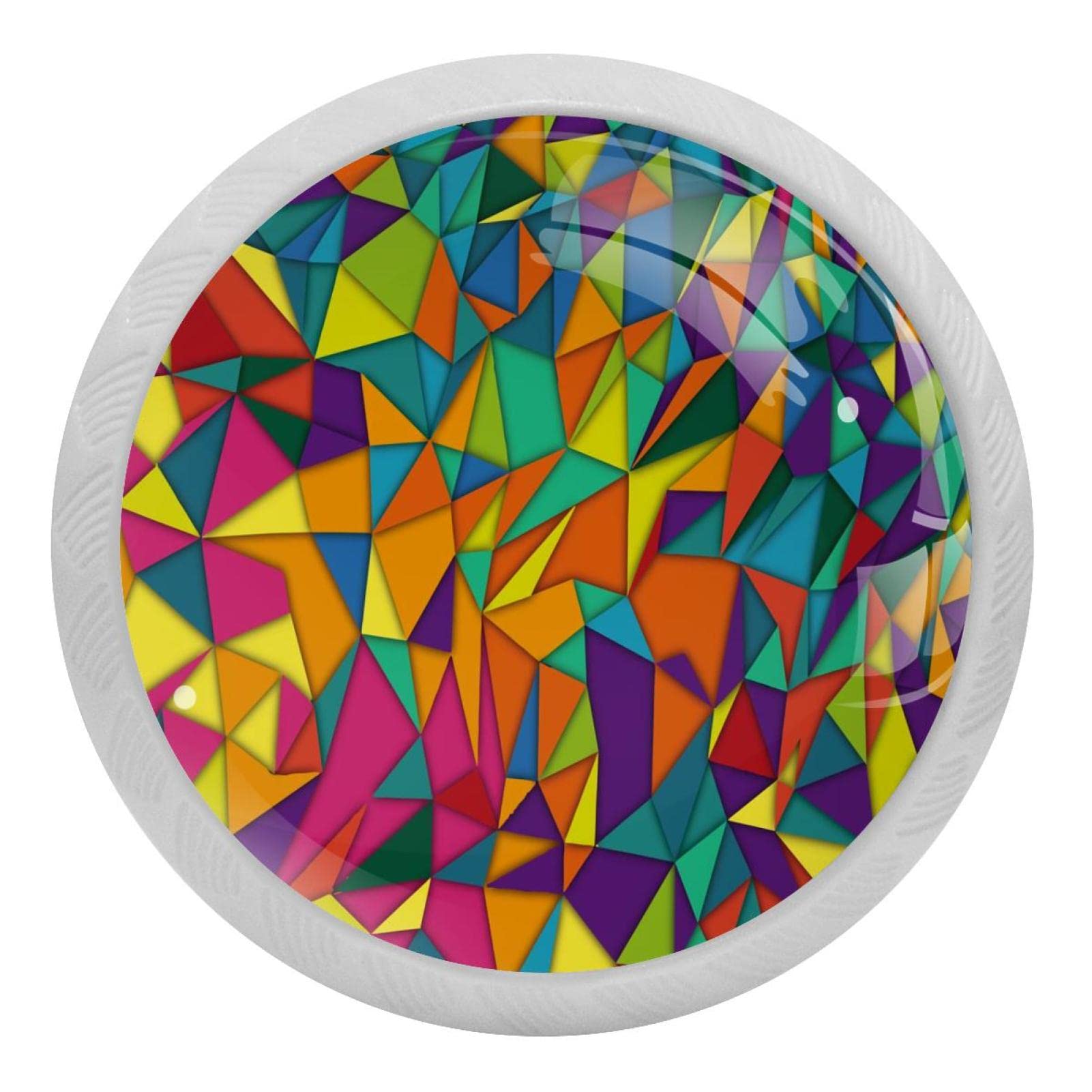 Boutons de placard fluorescents et colorés pour tiroir de commode