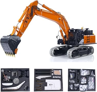 TOUCAN RC HOBBY LESU Aoue ZX490 1/14 Remote Control Hydraulic Excavator KIT Model Metal RC Digger6CH Valve Light Brushless Pump Motor for Adult