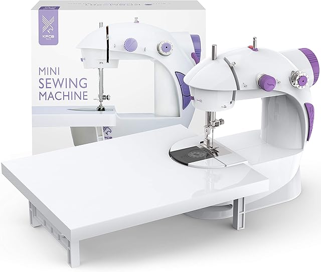 KPCB Sewing Machine Mini Size with Extension Table Electric Sewing Machine