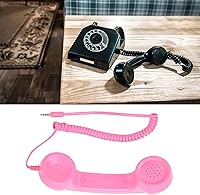 Vista 4 de Teléfono Retro Auricular Receptor de Teléfono, Receptor de Teléfono Celular Multifunción a Prueba de Radiación con Enchufe de Sonido de 0.138 in