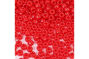 Quefe Red Pony Beads: A Colorful and Versatile Crafting Essential