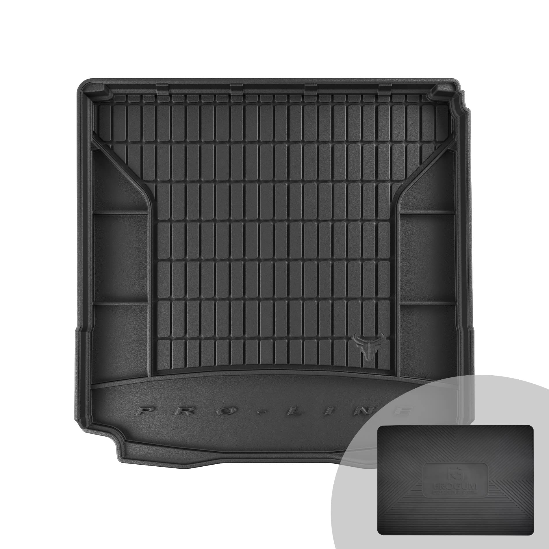 FROGUM ProLine 3D Gummimatte Exklusive Auto Kofferraummatte Kofferraumwanne für Renault Talisman 2015-2022 | Bequemer Organiser | Die höchsten Kanten