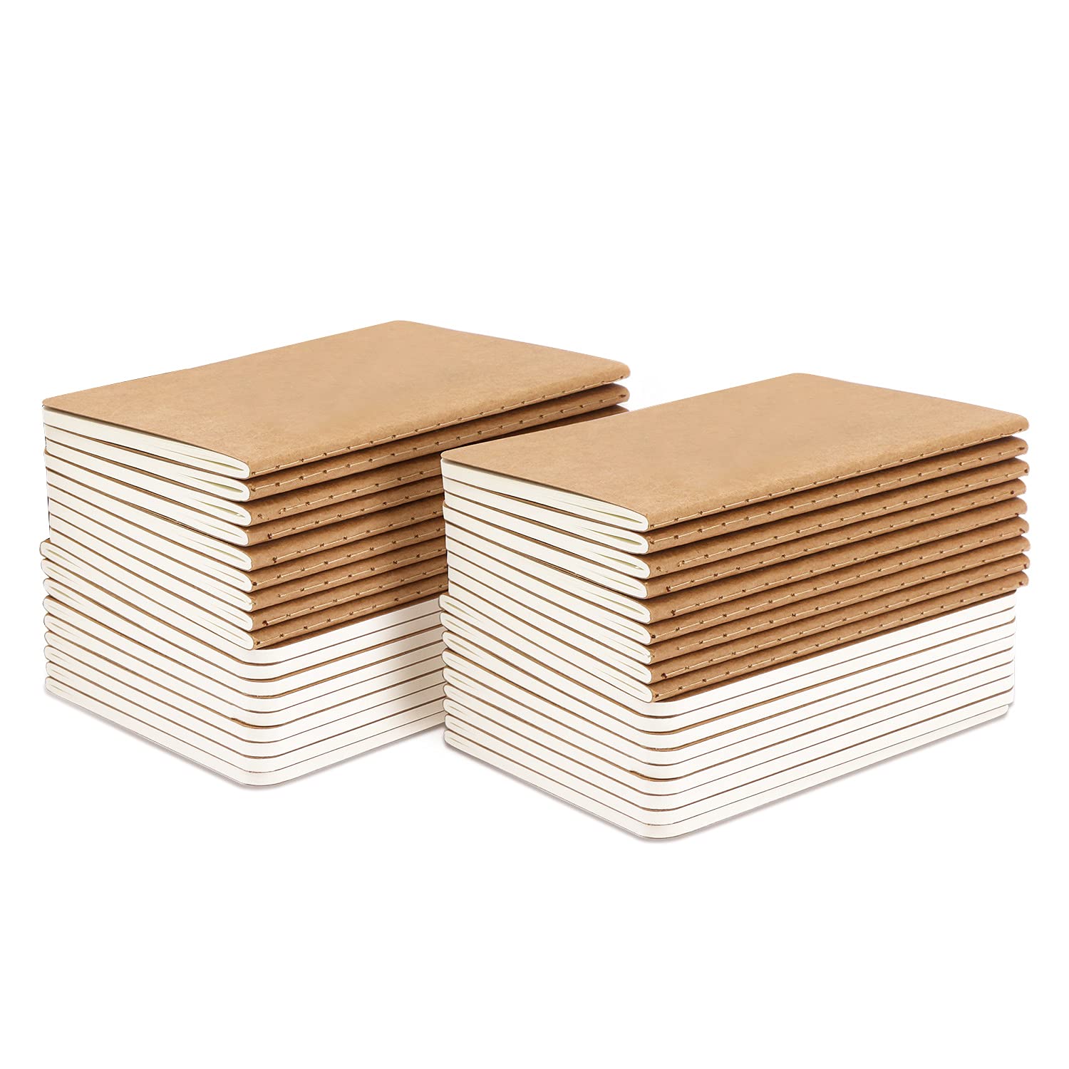 Eusoar - Cuaderno de bolsillo, tamaño A6, paquete de 36 cuadernos de 3.9 x 5.1 pulgadas, tapa suave, cuaderno de notas, cuaderno de viaje, cuaderno de bocetos, cuaderno de bocetos para estudiantes,