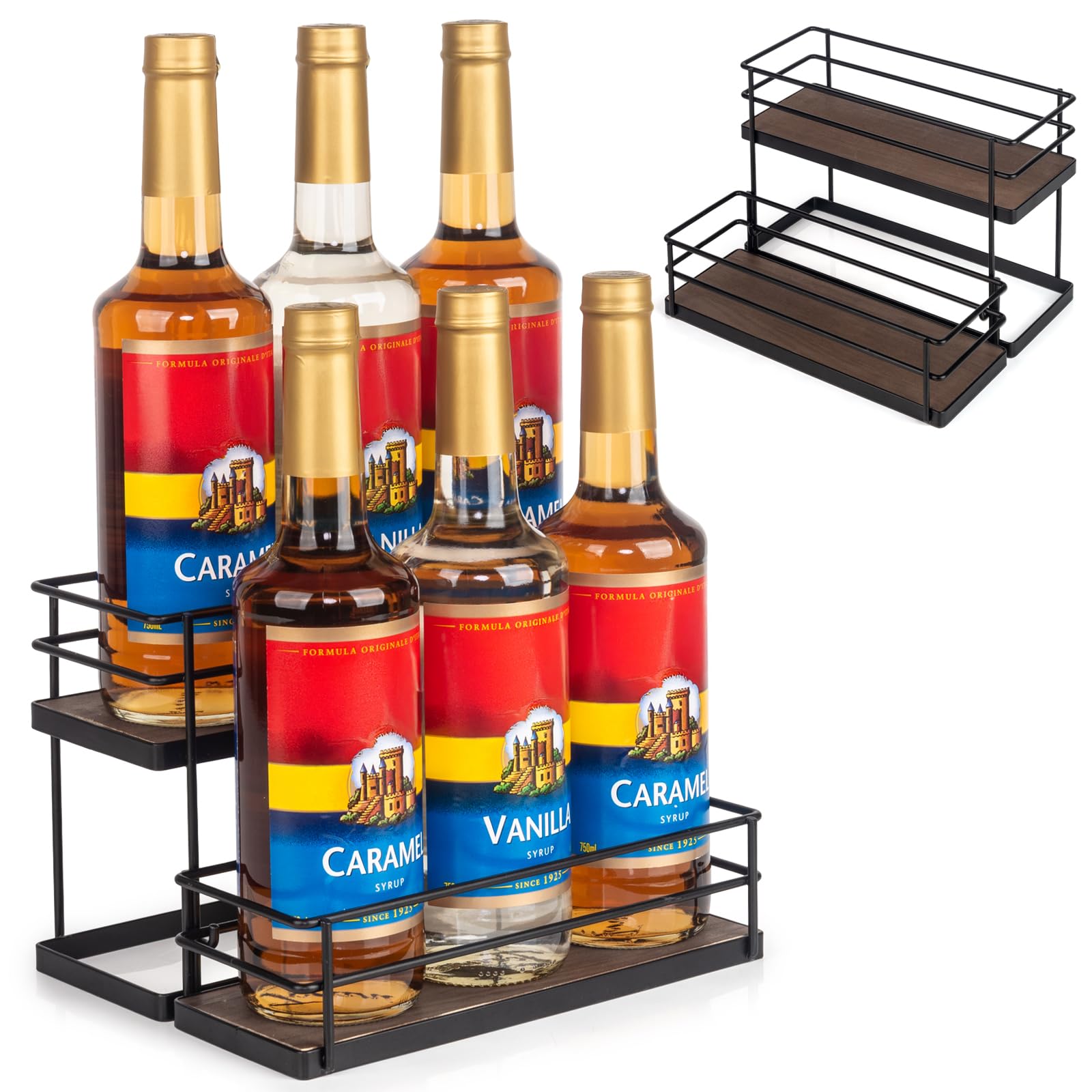 Photo 1 of kimilus 6 Bottle Capacity Coffee Syrup Organizer