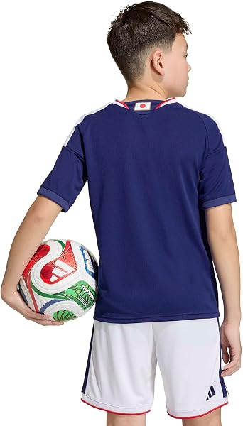 サッカー 半袖 Tシャツ ユニフォーム キッズキッズアディダスサッカー日本代表2026ホームレプリカユニフォームボーイズ - 2