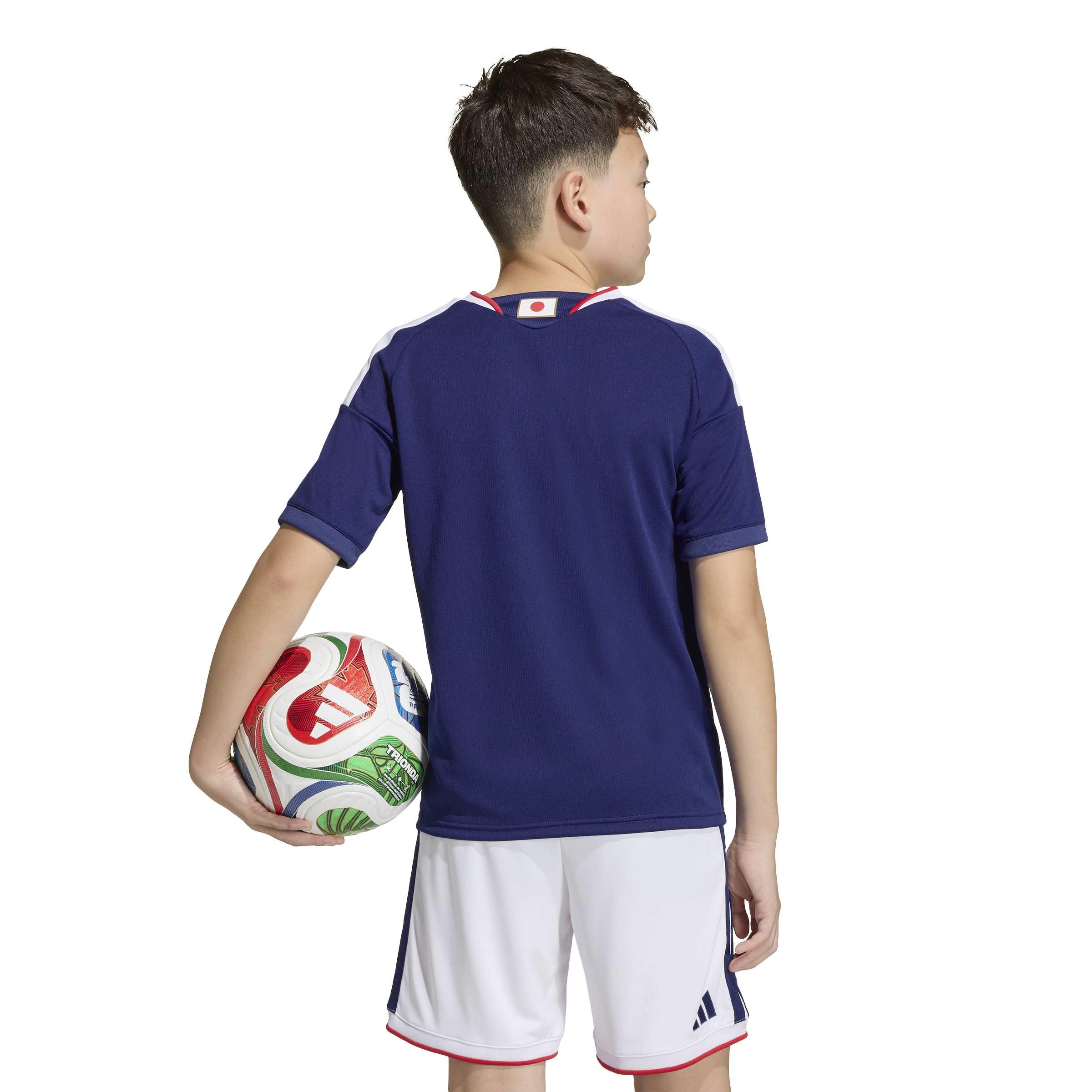 サッカー 半袖 Tシャツ ユニフォーム キッズキッズアディダスサッカー日本代表2026ホームレプリカユニフォームボーイズ - 2