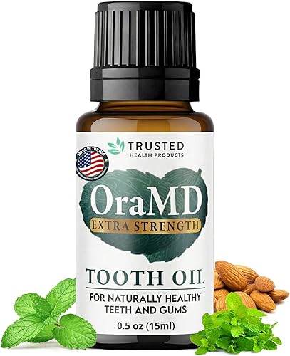 OraMD Aceite dental extra fuerte 4 en 1 – Tratamiento clínicamente probado para enfermedades de las encías, tratamiento de gingivitis, tratamiento