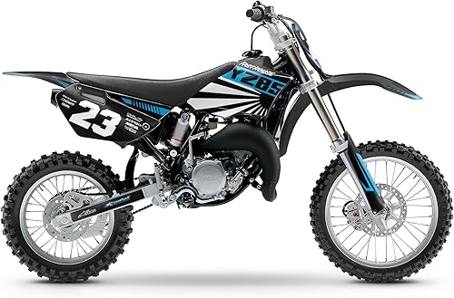 Miniatura 9 de Kit de gráficos para Yamaha YZ85 (2002-2014) Serie FH Krazy 16 Mil-Dirt pegatinas de moto pit bike,dirtbike racing calcomanía automotriz motocross