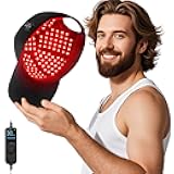 Laser Hair Growth Cap，Red Light theray for Hair, Deep Black Cap