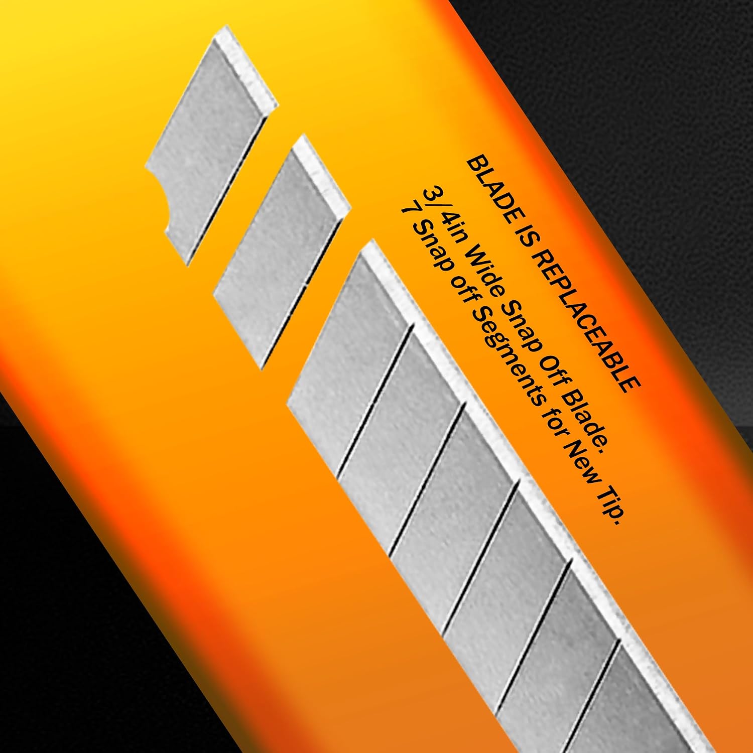 20x Bulk Utility Knife Box Cutters Snap Off Blade Neon Orange