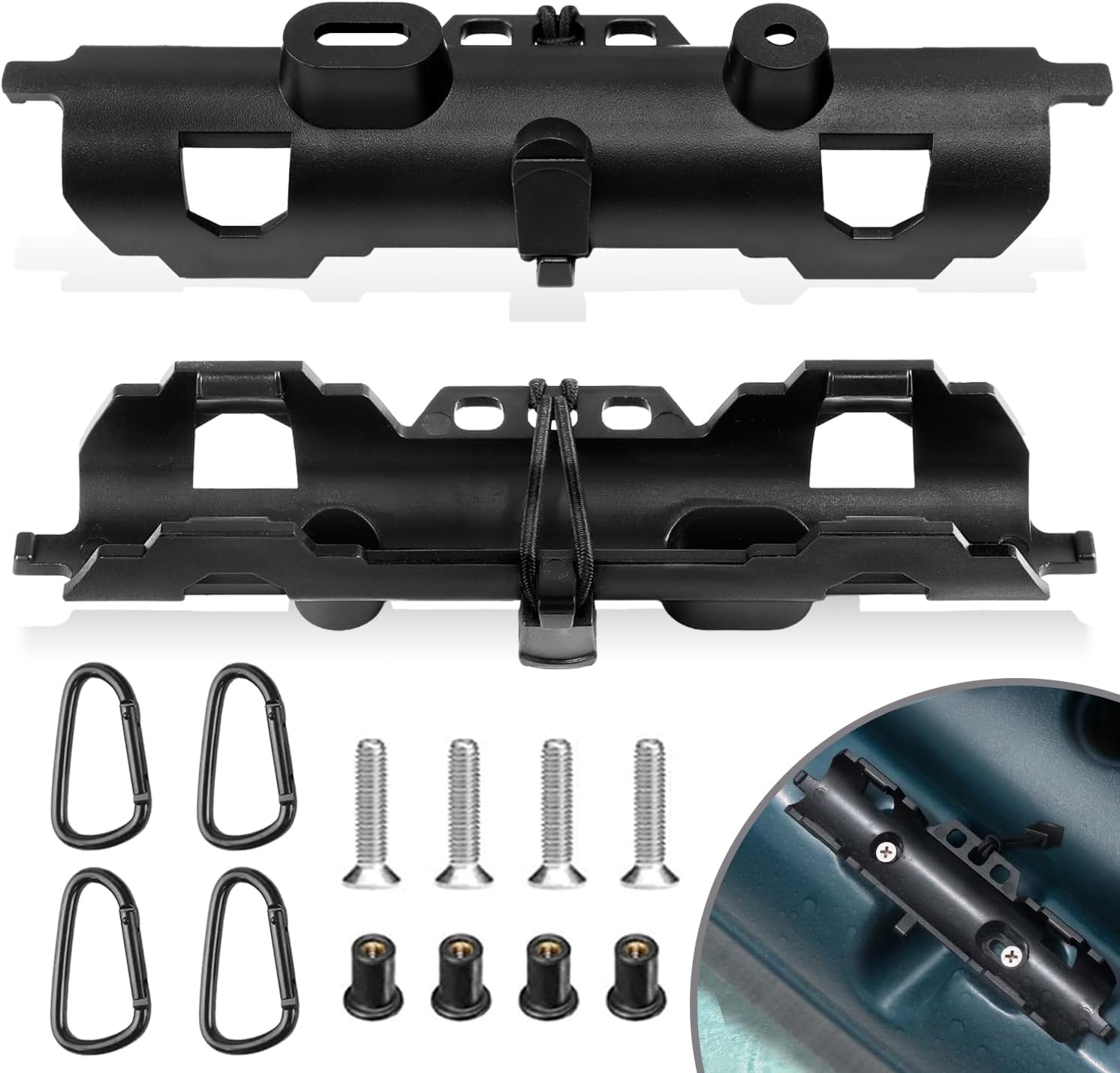 Kayak Paddle Clip Universal Kayak Paddle Mount Holder Clip & Locking Links Clip with Hardware Kayak Paddle Clip Universal Kayak Paddle Mount Holder Clip & Locking Links Clip with Hardware