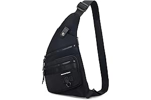 Sling Bag Anti-theft Crossbody Chest Shoulder Backpack, Ultralight Pocket Bag for Hiking Travel