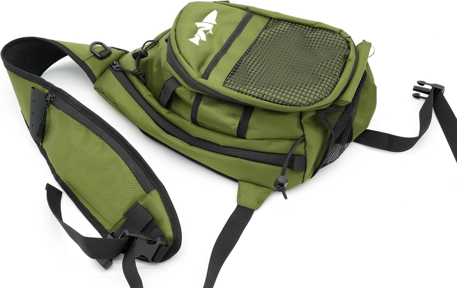 NIRVANA Fly Fishing Sling Pack (Olive)