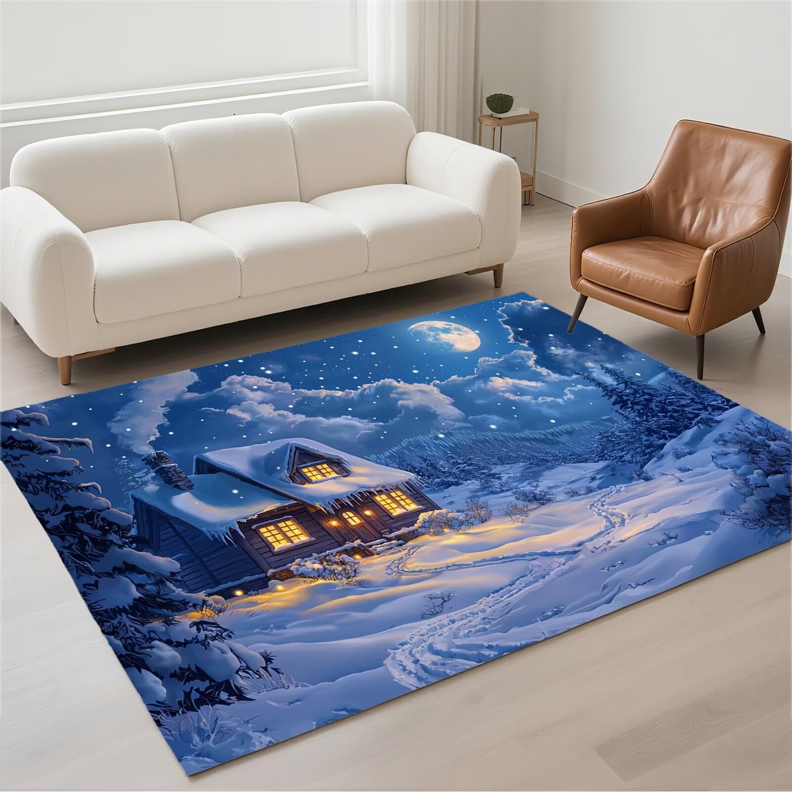 Carpet chambre adulte antidérapant et tapis moderne imperméable 160x230cm