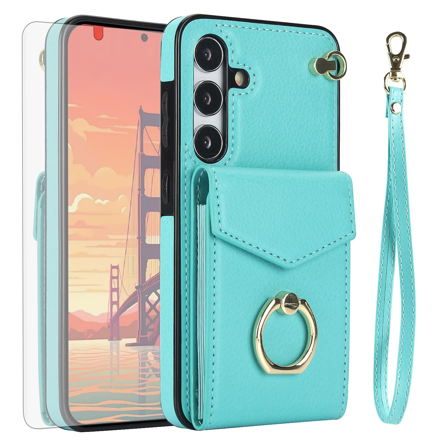 Coque Samsung S24 Plus avec protège-écran et blocage RFID