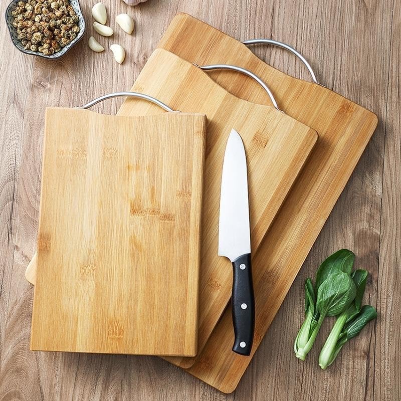 Home Use Thickened Sided Reusable Cutting Board with Handle