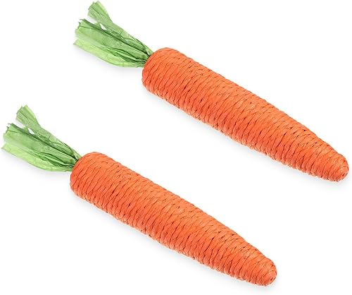 2 piezas de juguetes de dentición para gatos de interior, juguete masticable de sisal natural, juguetes de dentición de gato, zanahoria naranja,