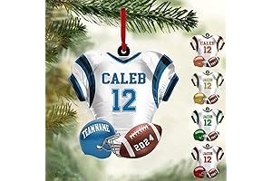 Personalized Football Ornament: A Unique Gift for Football Fans