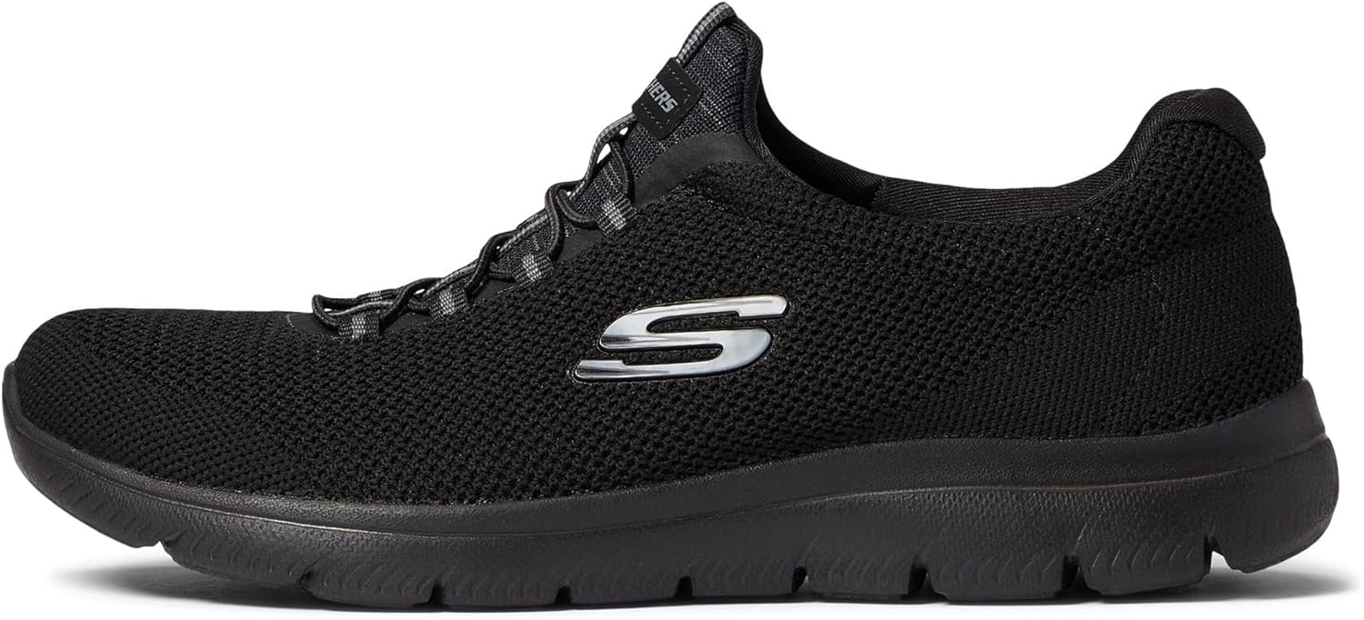 Skechers Women's Athleisure Sneaker, Black/Black,8 M US