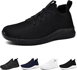 ziitop Slip On Walking Shoes for Men Women Ultra Lightweight Breathable Comfortable Non Slip Running Gym Casual Shoes Easy On Sneakers
