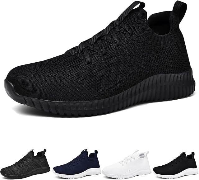 Ziitop Chaussures de marche pour hommes Femmes Ultra Léger Respirant Confortable Non Slip Courir Gym Casual Chaussures Facile sur les sneakers