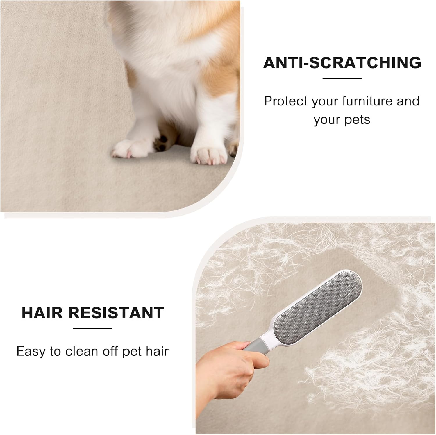 Waterproof Sofa Covers for Cats Non-Slip Dog Couch Cover Blanket Anti-Scratch Slipcover for Pets Leak Proof Couch Cover Furniture Protector for 3-4 Cushion Washable (Beige, 82"x134")