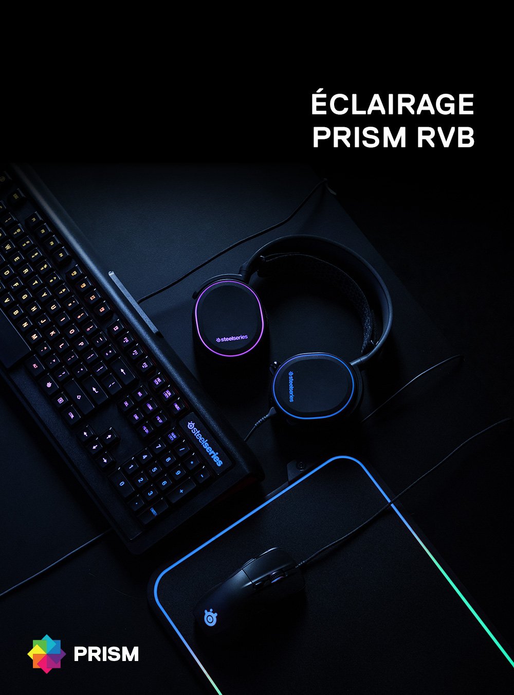 SteelSeries 61444 Arctis 5 [Legacy Edition], Casque Gaming, Illumination RGB, DTS 7.1 Surround pour PC, PC , Mac , PlayStation 4 , Mobile , VR - Blanc