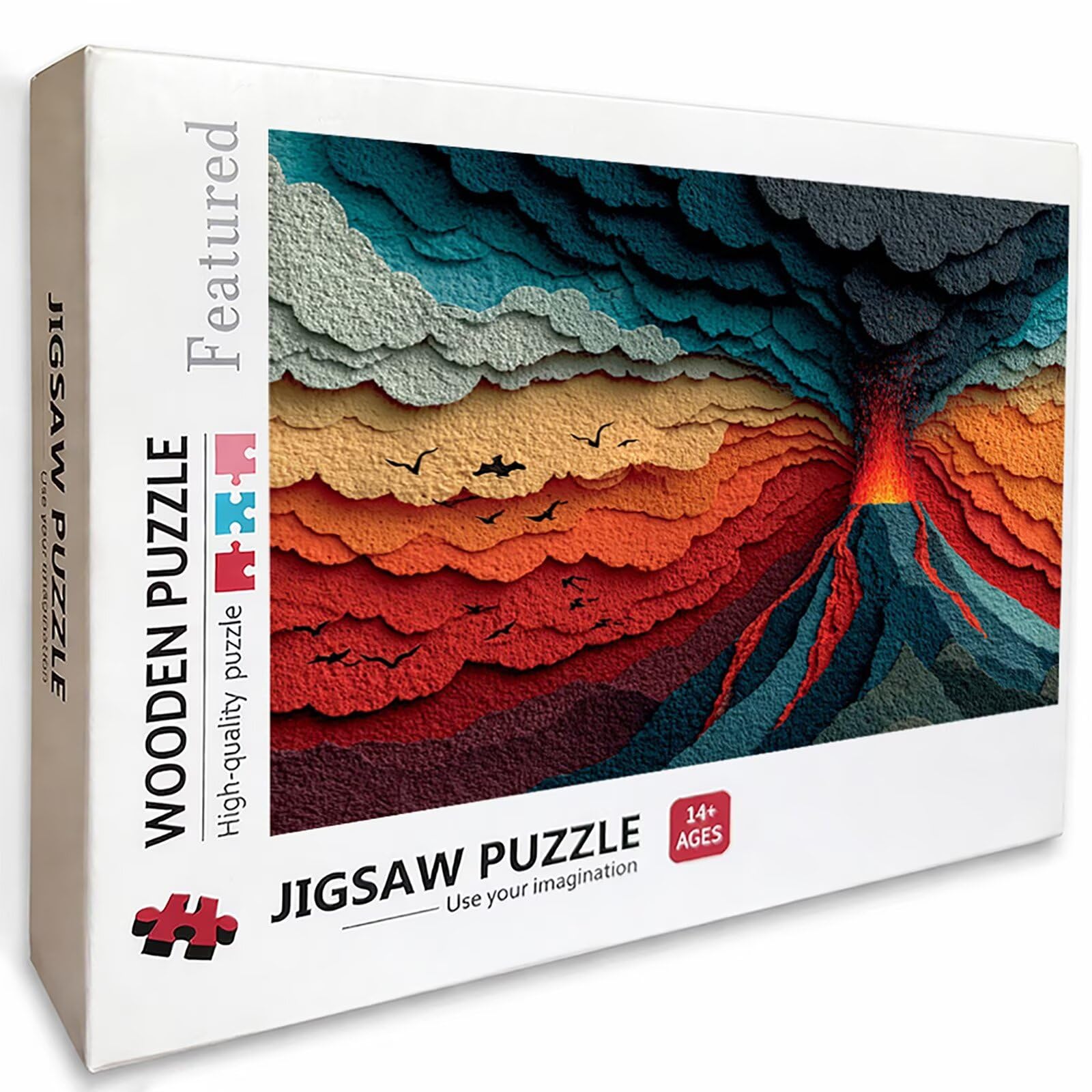 Puzzle 2000 elementów dla dorosłych abstrakcyjne, drewniane puzzle, 99 x 70 cm, dla mężczyzn kobiet starszych seniorów, części ściśle do siebie pasują, dekompresja, dekoracja ścienna, prezenty dla