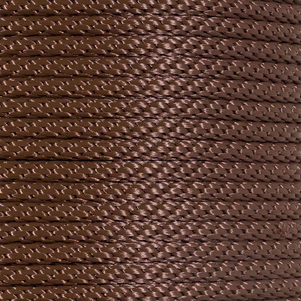 Golberg - Cable de alambre galvanizado trenzado de nailon – Cuerda de ala ala – Núcleo de cable de avión – Alta resistencia a la tracción (5/16 pulgadas x 100 pies) – Marrón