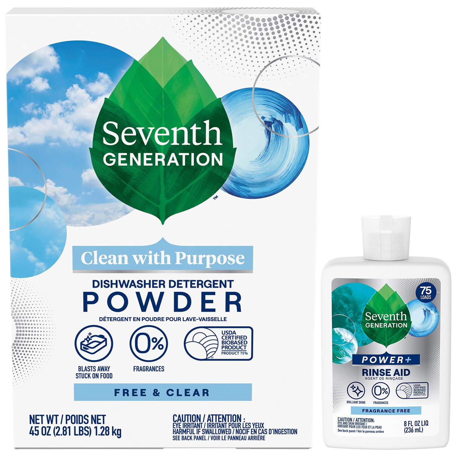 Seventh Generation Powder and Rinse Aid