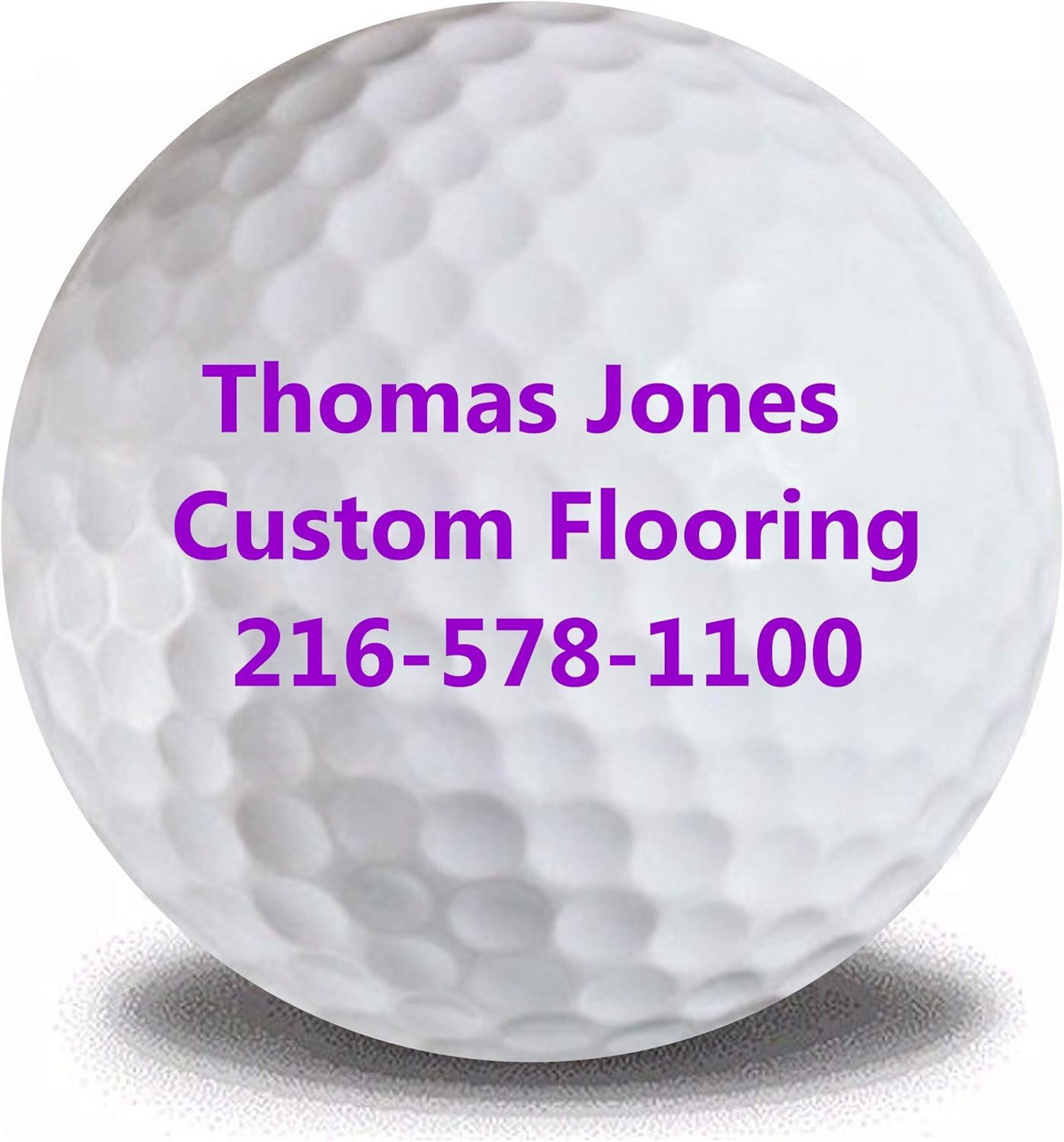 Meihuaao Personalized Text on White Golf Balls 12 Pack Add Your Text for a Signature Touch on The Green
