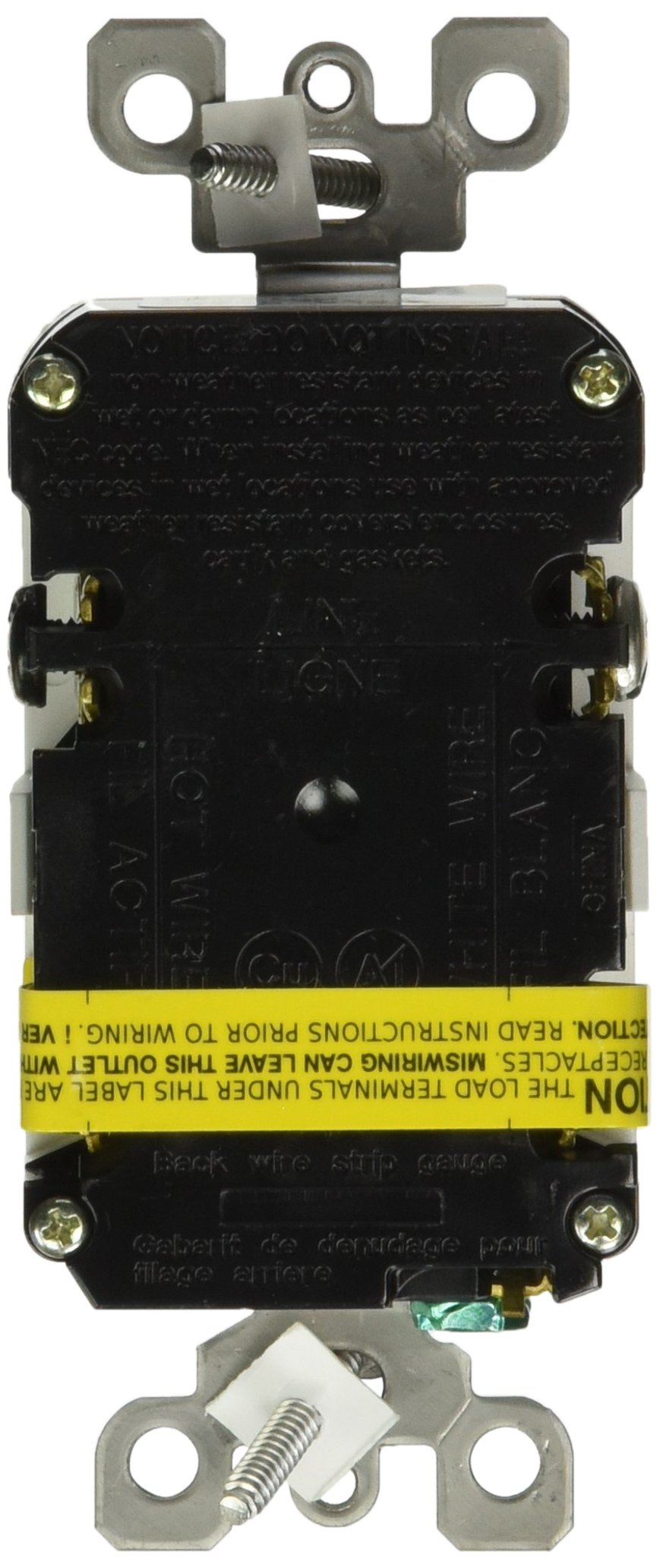 LEVITON MFG R92-GFWT1-0KW Receptaclewhite