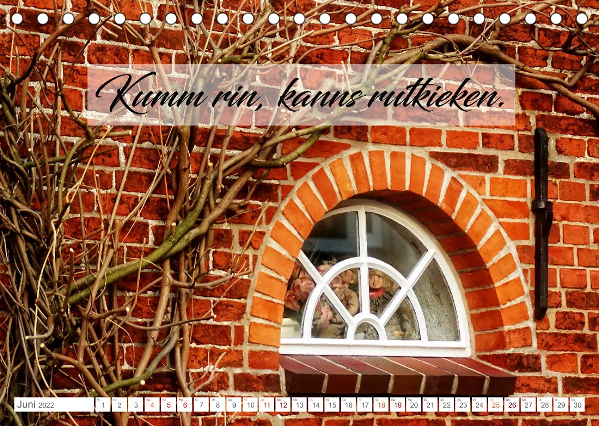 Plattdüütsche Sprökje 2022 (Tischkalender 2022 DIN A5 quer): Plattdeutsche Sprüche und Weisheiten begleiten uns auch im hochdeutschen Alltag. (Monatskalender, 14 Seiten ) (CALVENDO Kunst)