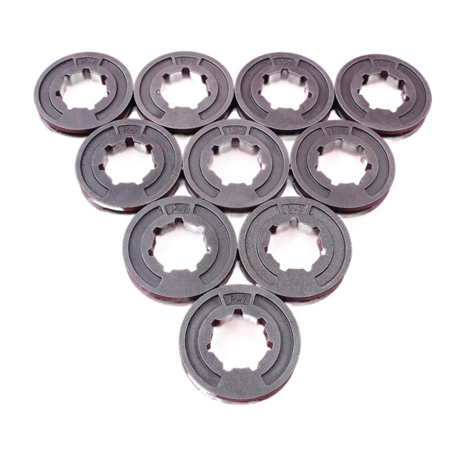 15 pz/Lotto Cerchio Pignone for Stih MS250 MS230 MS210 MS180 MS170 025 023 021 018 017 Chainsa Pezzo di Ricambio P7 3/8LP Foro Interno 17mm