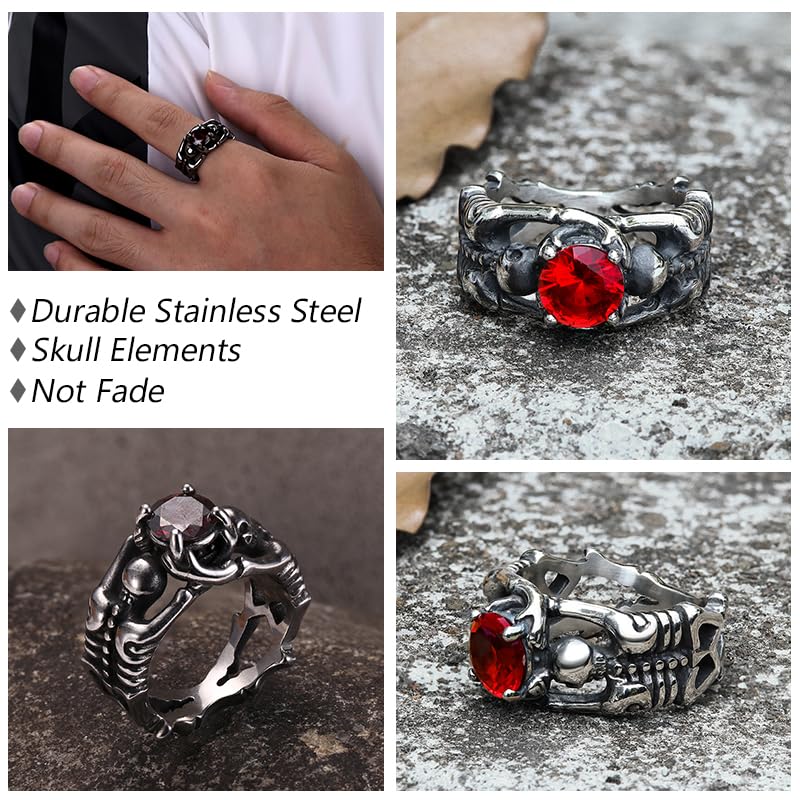 Bague gothique GTHIC, le cadeau idéal de taille 5 à 13 pour passionnés - 5